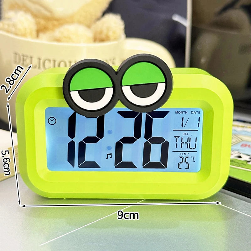 Reloj Despertador LED Diseño Cerdito