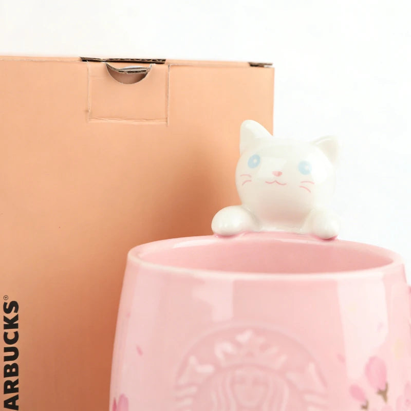 Taza Starbucks Gato Sakura