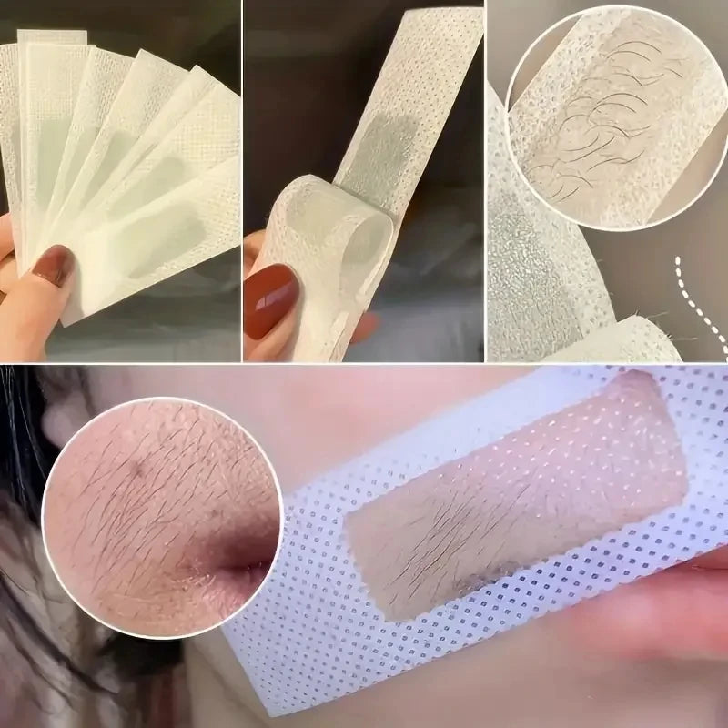 Tiras de Cera Fría Depilatorias