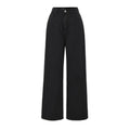 Jeans Anchos Vintage Tiro Alto — Estilo Retro Americano
