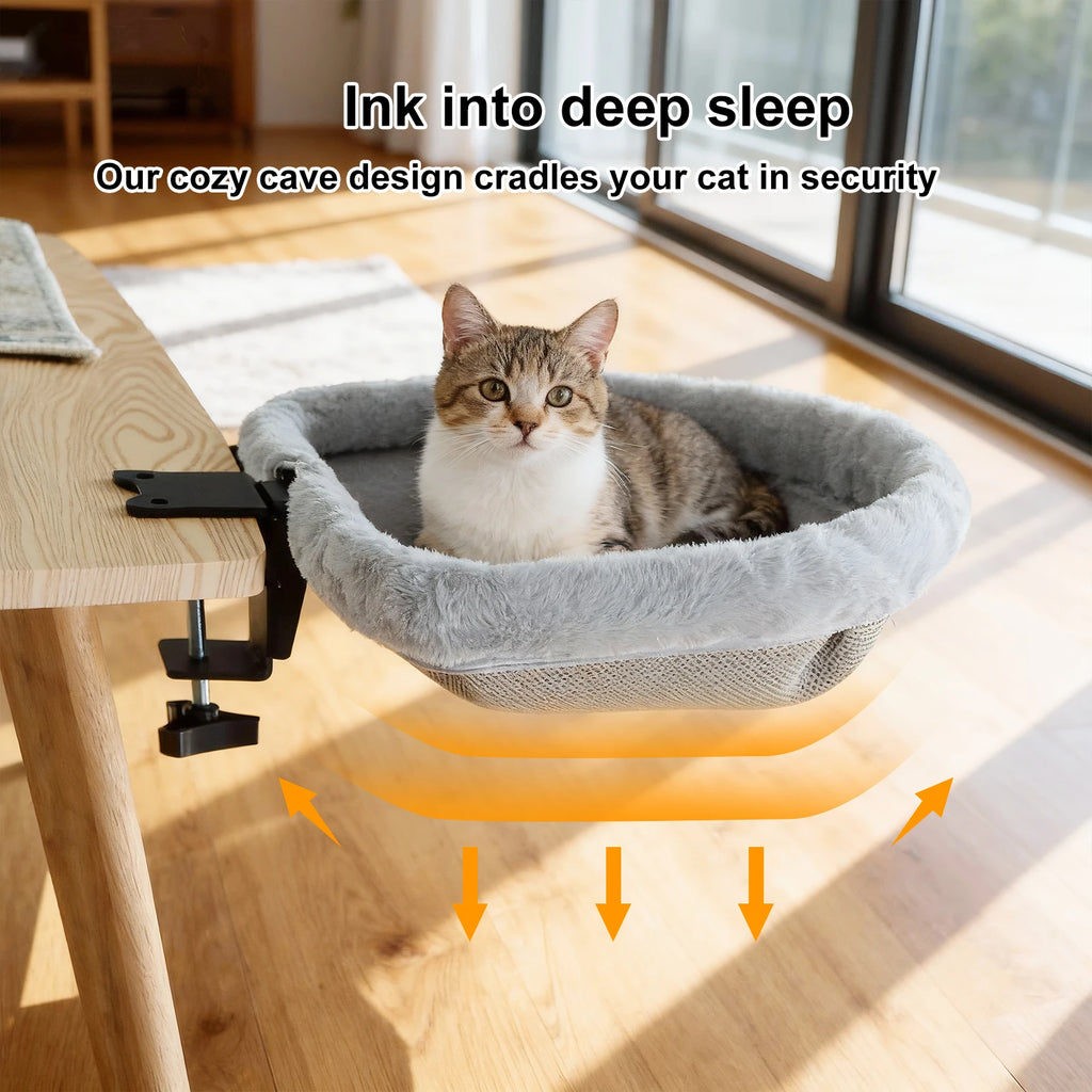 Cama Plegable para Gato de Escritorio