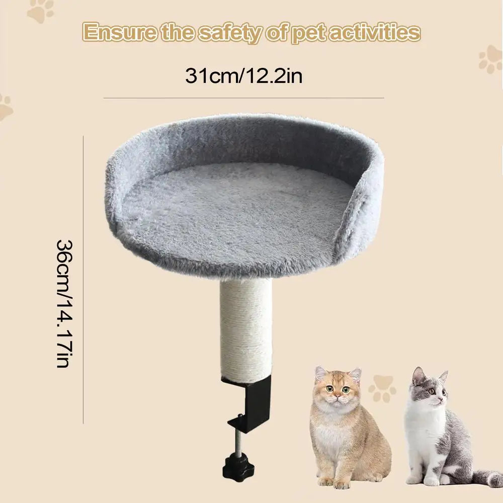 Percha Flotante para Gato de Escritorio