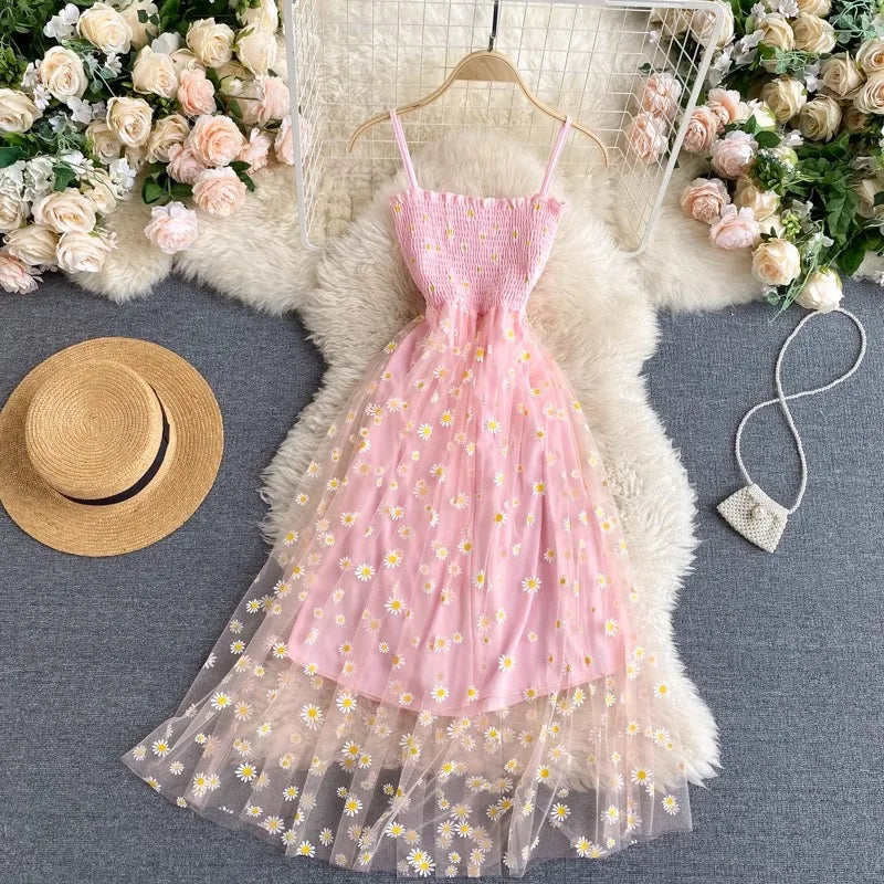 Vestido de Malla Estilo Hada — Fiesta y Playa