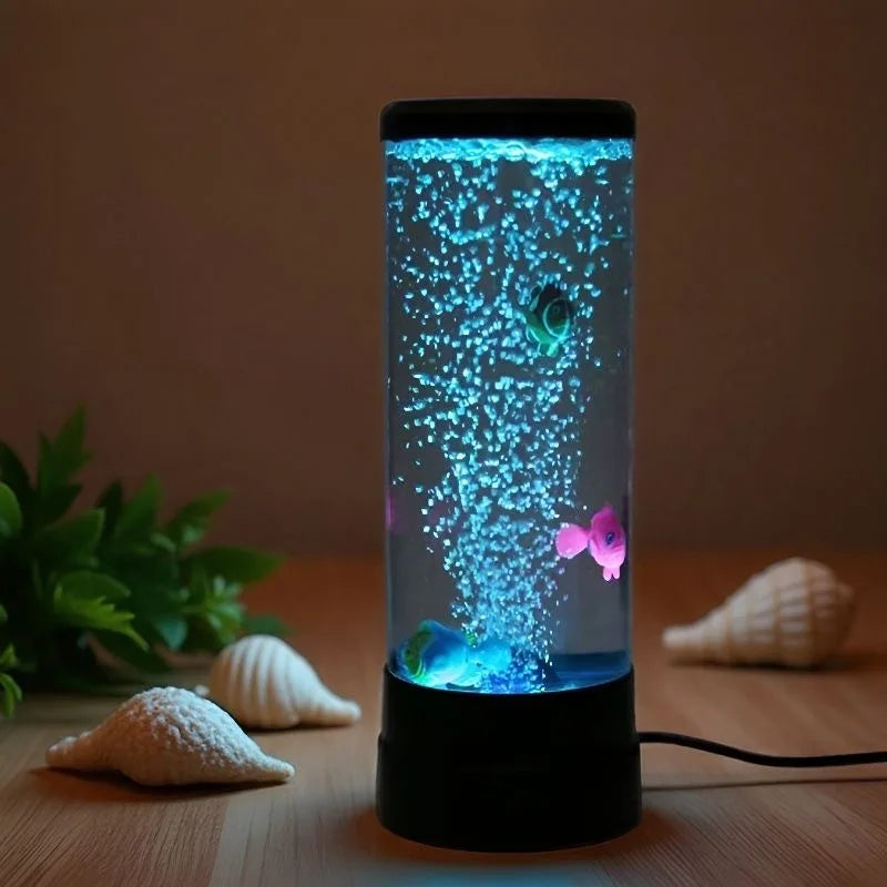 Lámpara Nocturna Burbujas LED