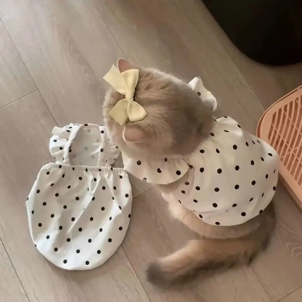 Vestido de Lunares para Mascota