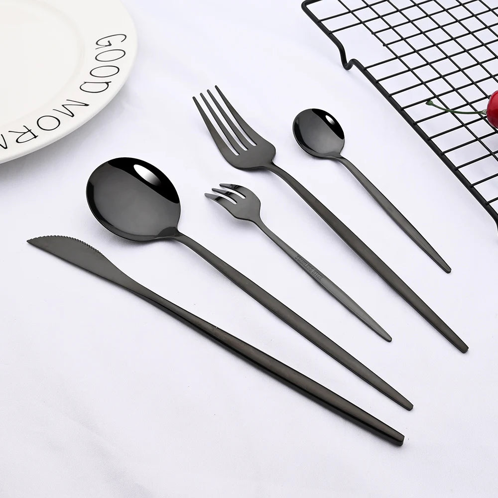 Set de Cubiertos x30 Rosa