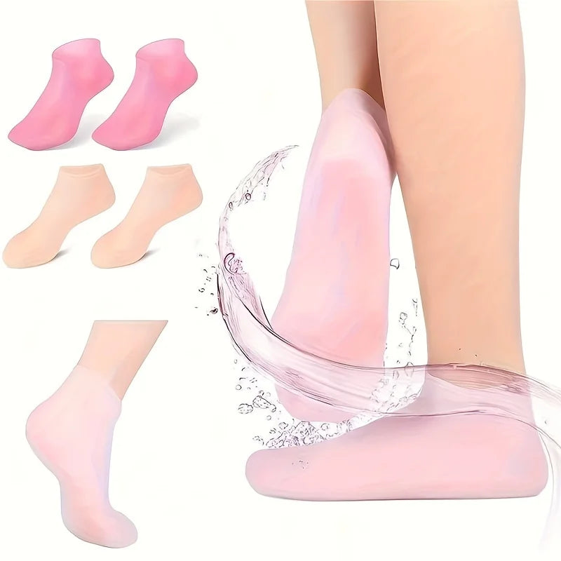 Calcetines de Silicona Hidratantes para Pies