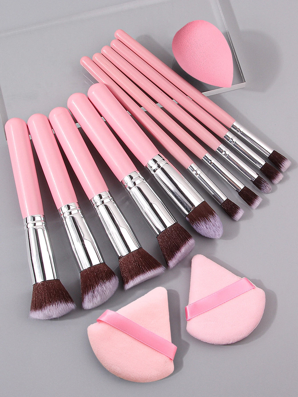 Set de Brochas de Maquillaje Rosa