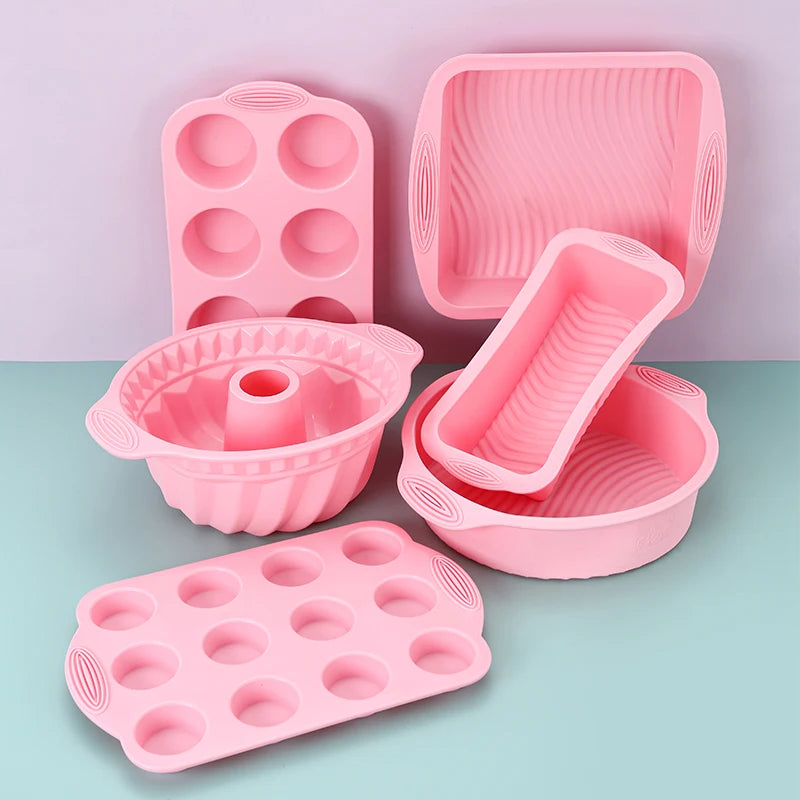 Set de Moldes de Silicona para Repostería