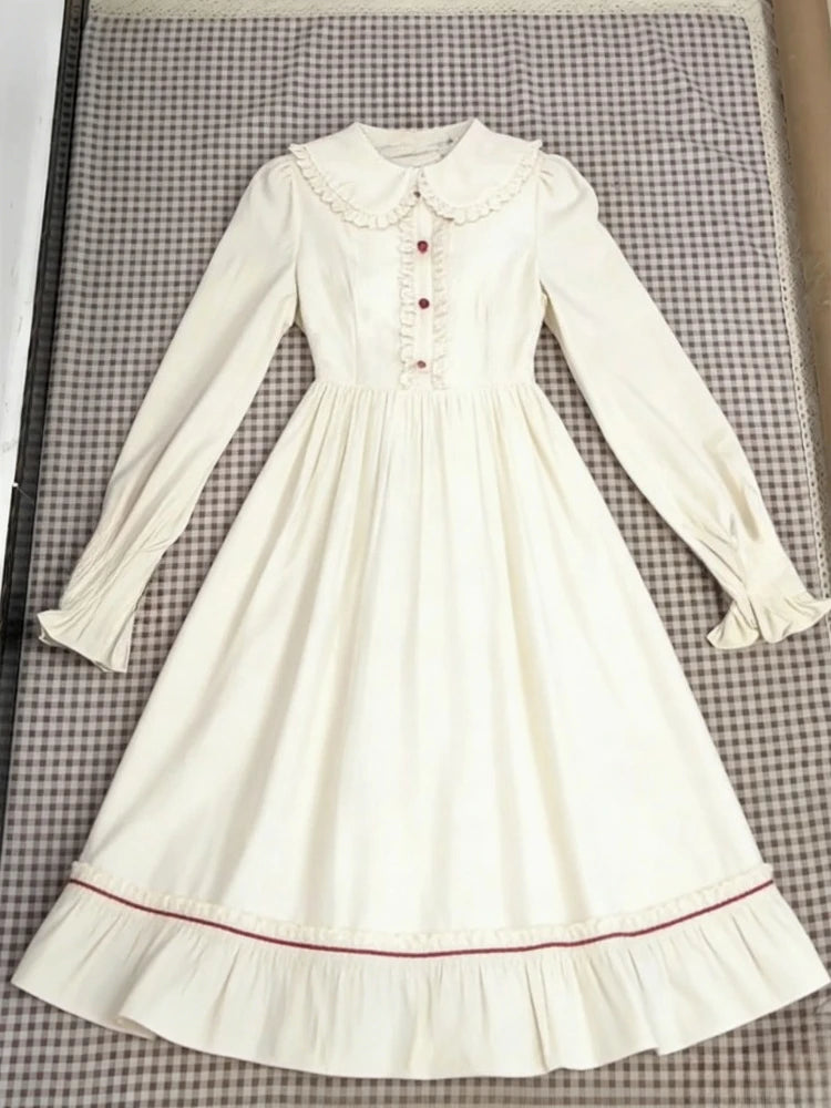 Vestido Midi a Cuadros Estilo Francés — Casual y de Oficina