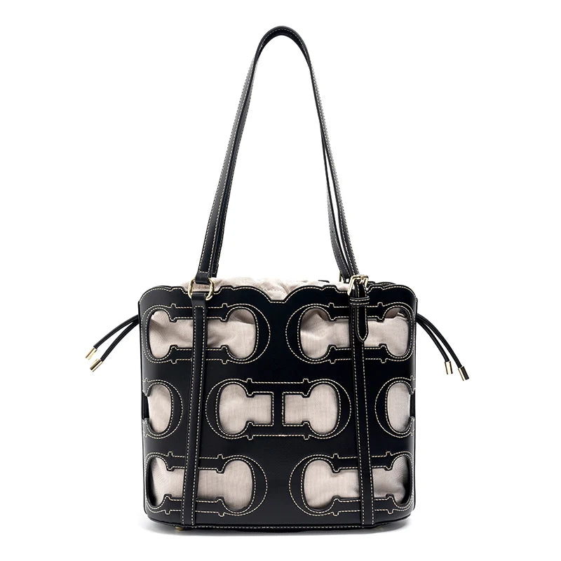 Bolso de Hombro Calado — Gran Capacidad, Línea Premium