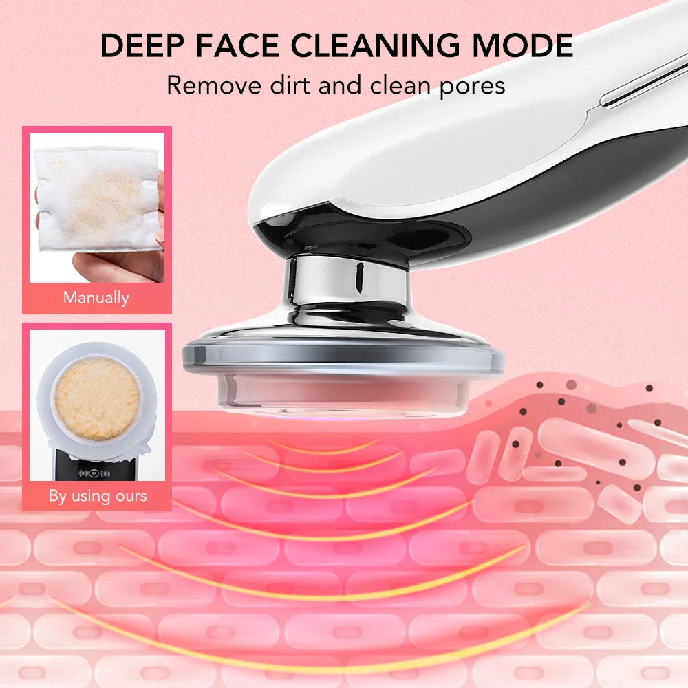 Dispositivo Facial 7 en 1 — Microcorriente y LED