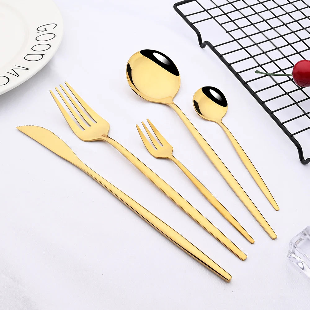 Set de Cubiertos x30 Rosa