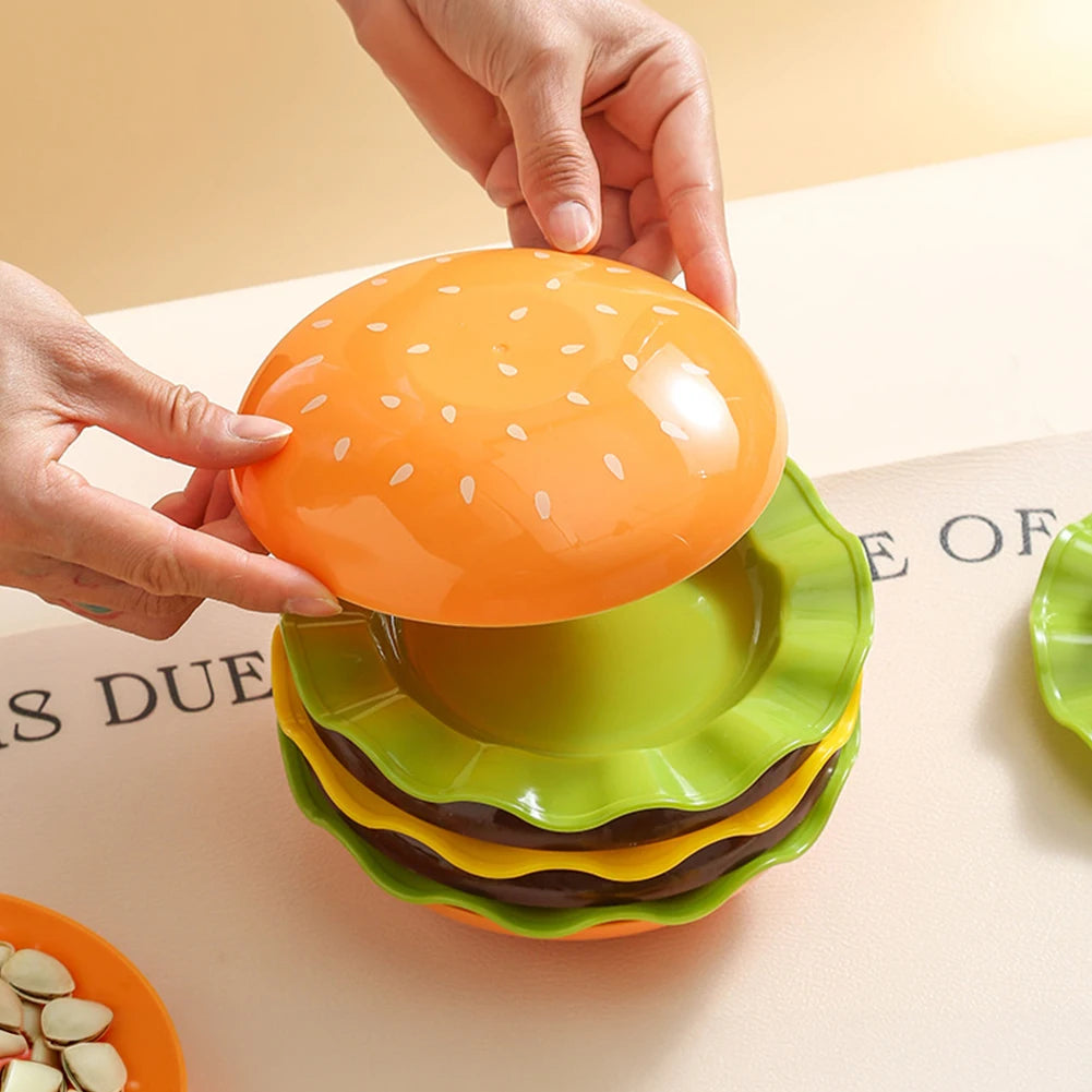Set de Platos Diseño Hamburguesa