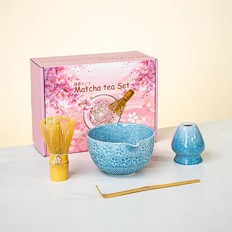 Set de Matcha con Batidor de Bambú