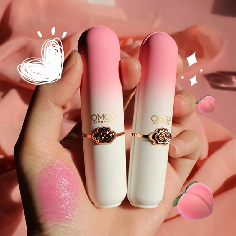 Labial de Gel Cambia Color — Efecto Durazno