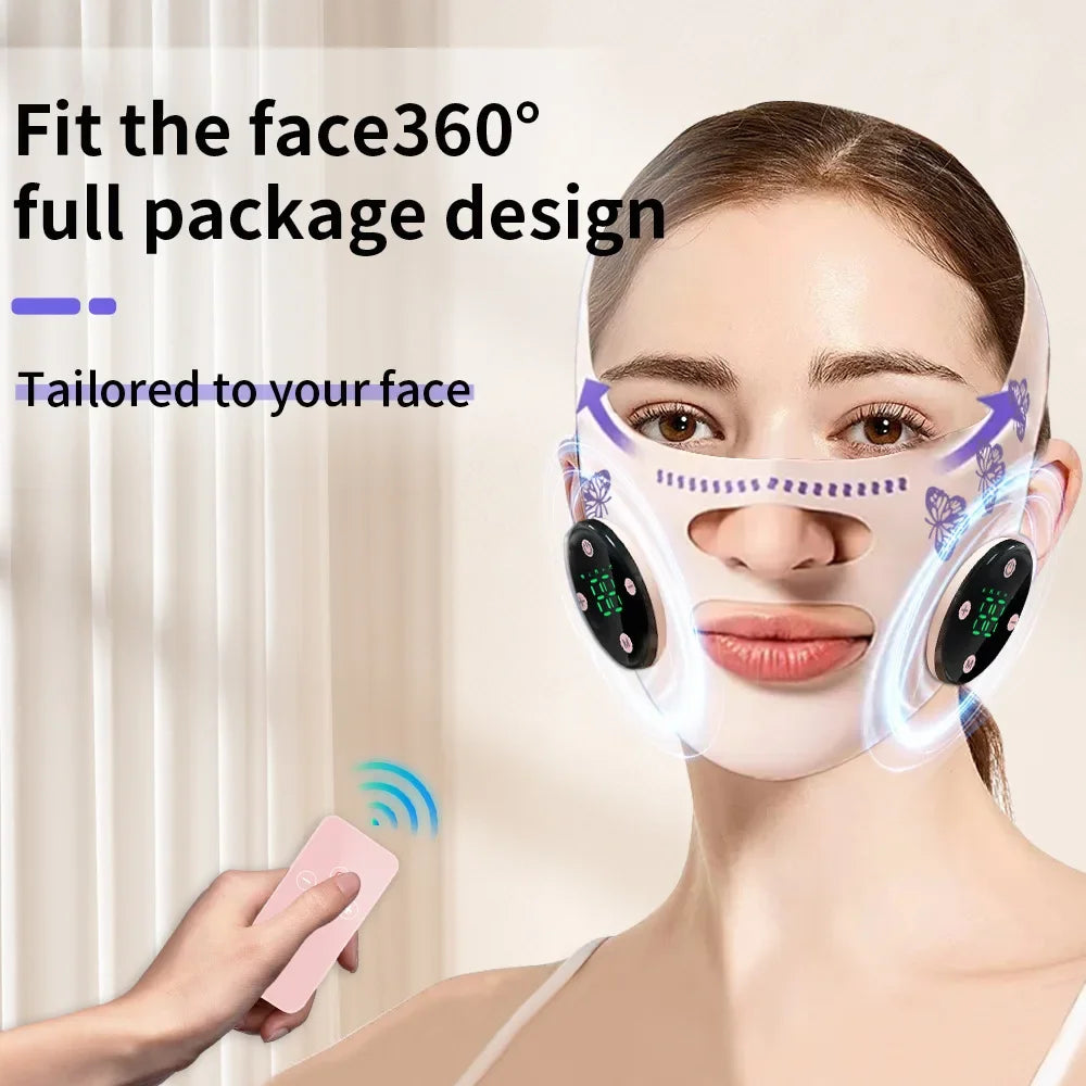 Mascarilla EMS Reafirmante Facial — Recarga USB