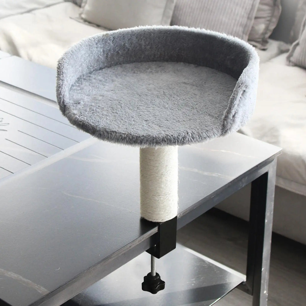 Percha Flotante para Gato de Escritorio