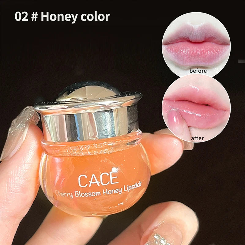 Bálsamo Labial Flor de Cerezo y Miel — Hidratación Profunda