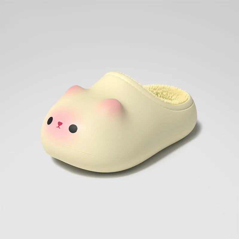 Pantuflas Diseño Gatito Kawaii