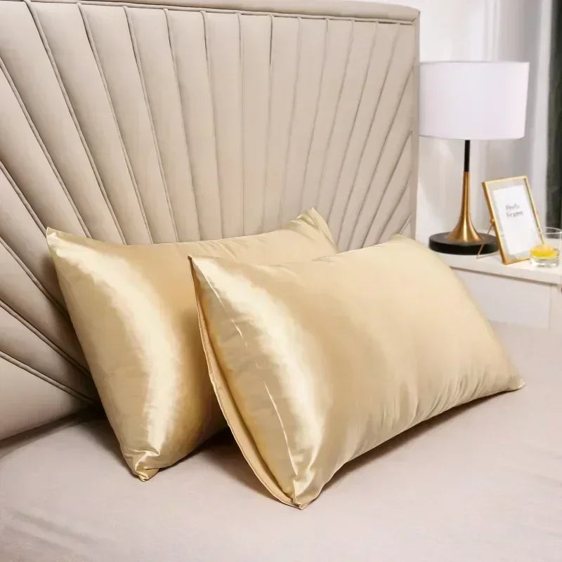 Funda de Almohada de Seda Natural