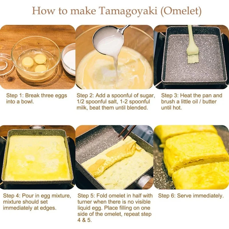 Sartén Rectangular para Tamagoyaki