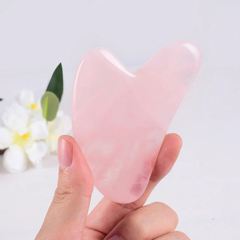 Gua Sha de Piedra Natural Tipo Jade