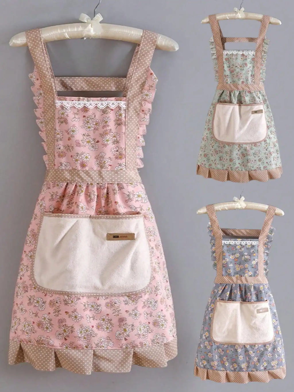 Delantal de Cocina en Lienzo — Estampado Floral