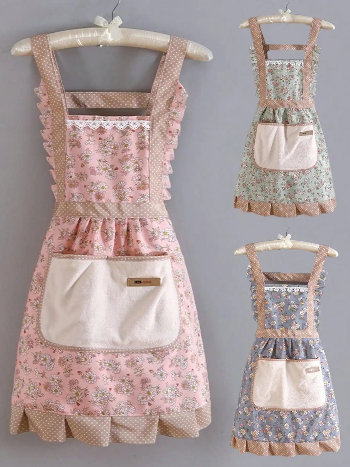 Delantal de Cocina en Lienzo — Estampado Floral