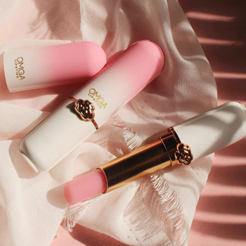 Labial de Gel Cambia Color — Efecto Durazno