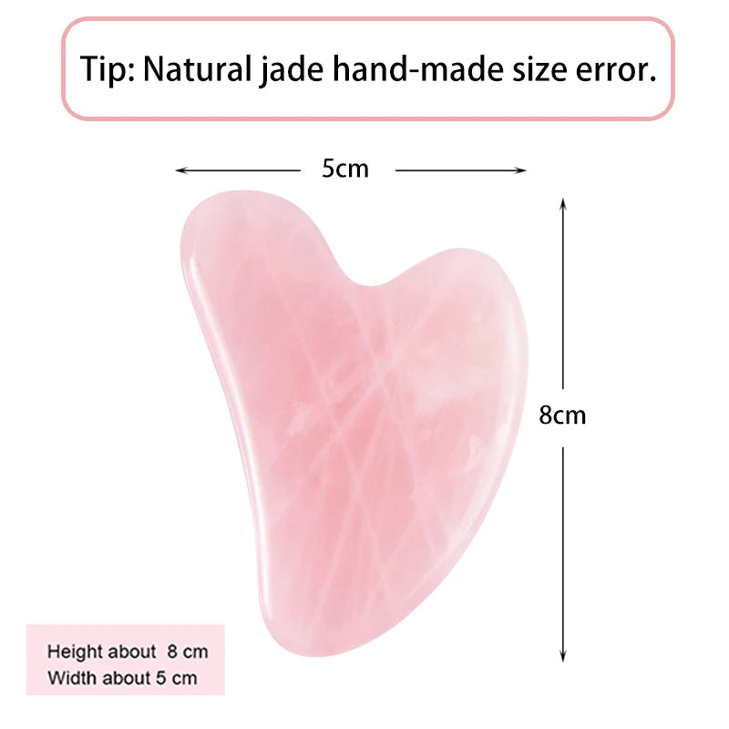 Gua Sha de Piedra Natural Tipo Jade