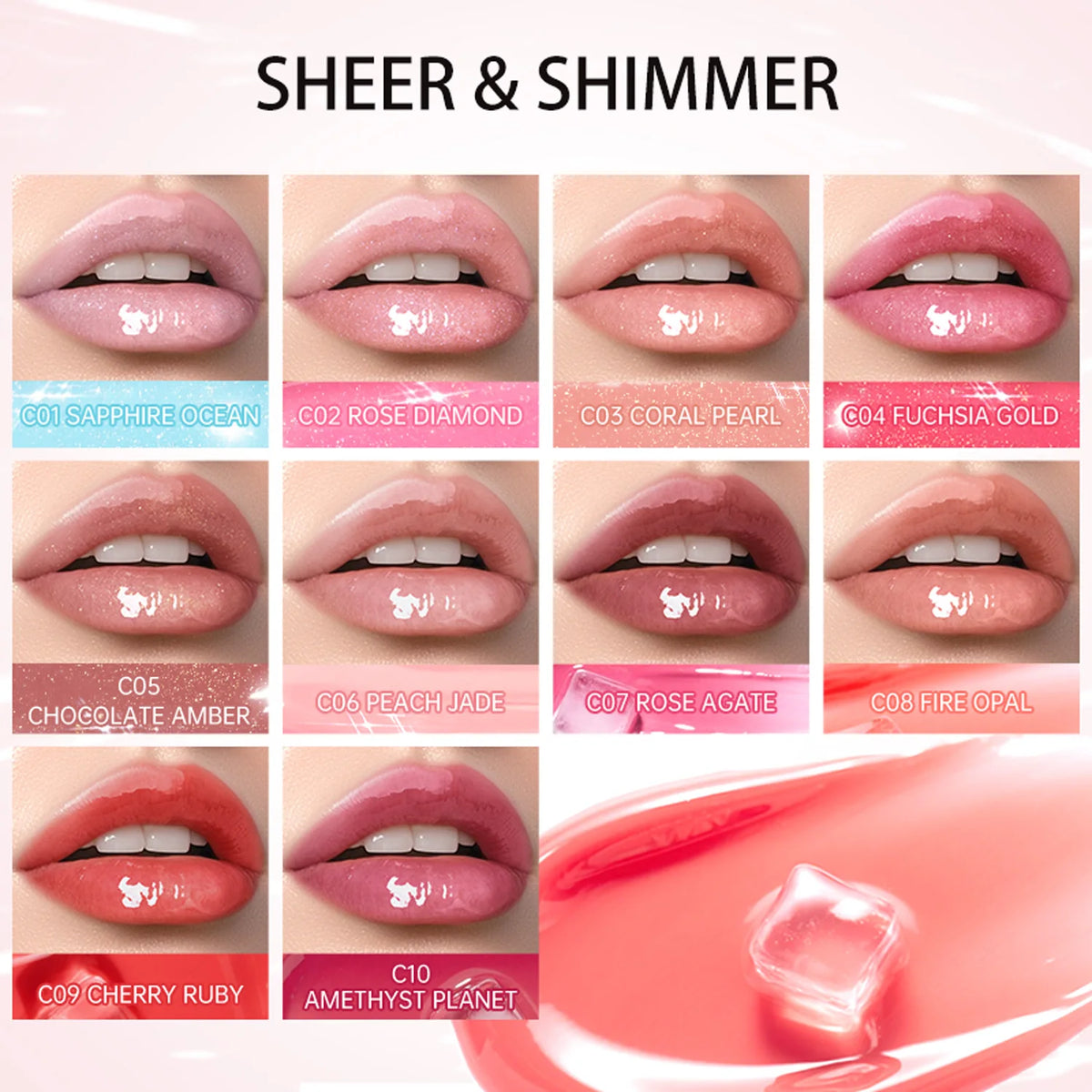 Gloss Labial Esencia Efecto Espejo