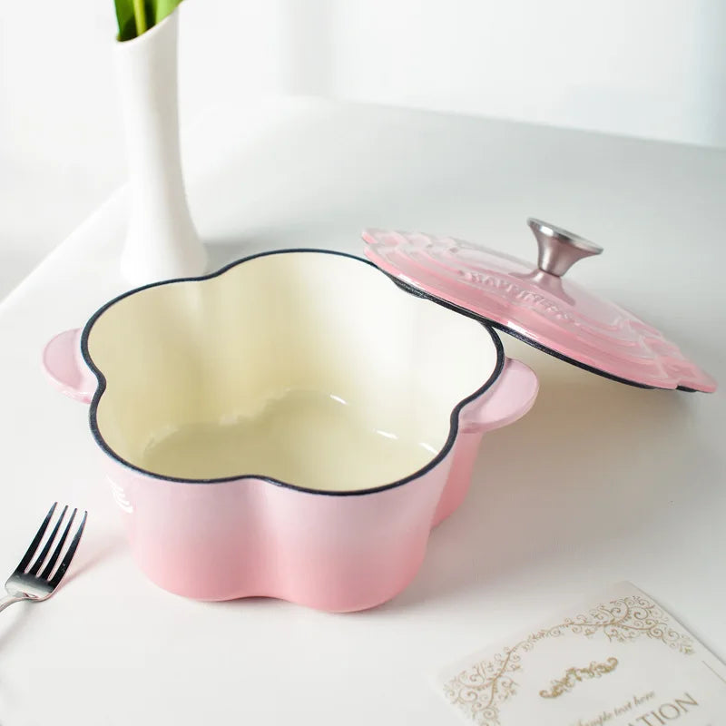 Olla Esmaltada Diseño Pétalo