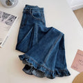 Jeans Acampanados Vintage con Paneles — Forro Cálido