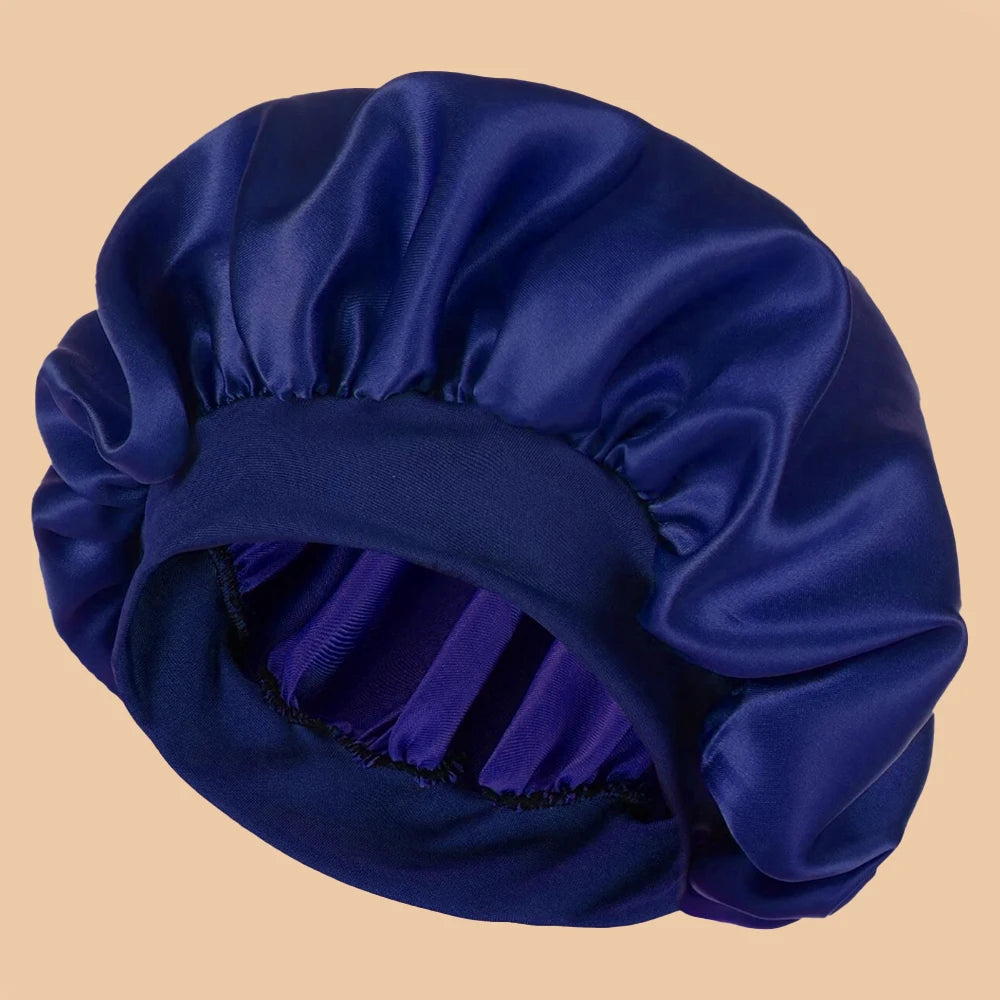 Gorro de Ducha de Satén — Ala Ancha