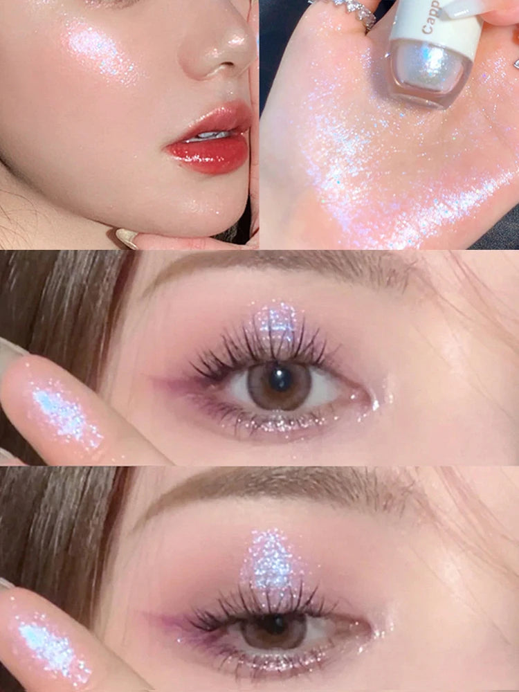 Sombra de Ojos Líquida con Brillo Perlado