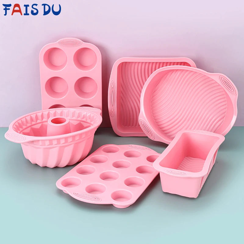 Set de Moldes de Silicona para Repostería