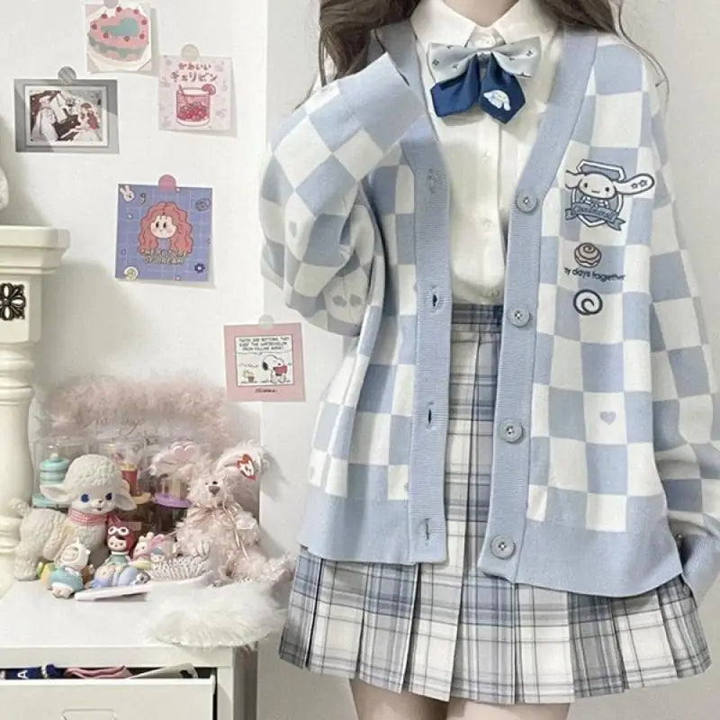 Cárdigan Bordado Kawaii — Personaje Sanrio