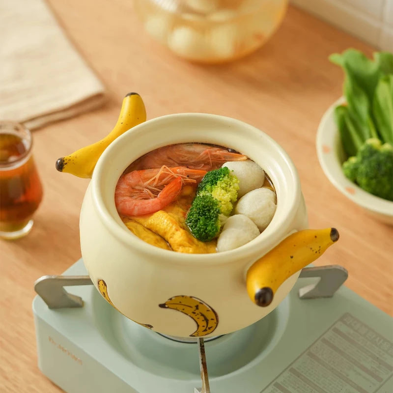 Cazuela de Cerámica Diseño Banana