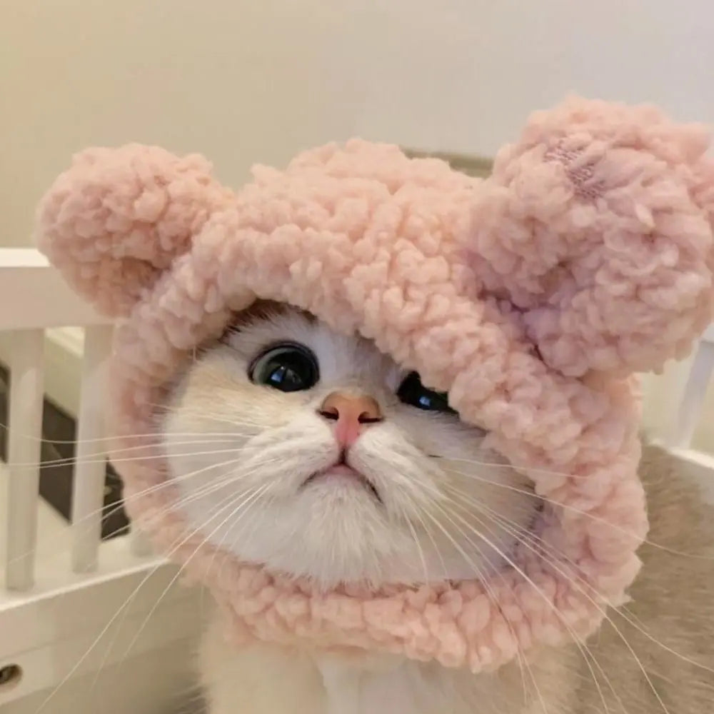 Gorro Oso Peludo para Mascota