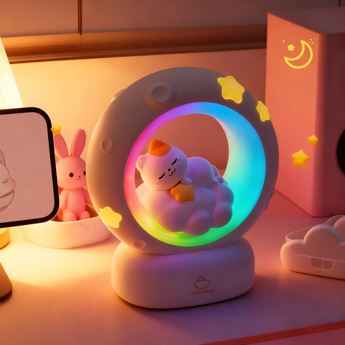 Lámpara de Luna LED Conejo