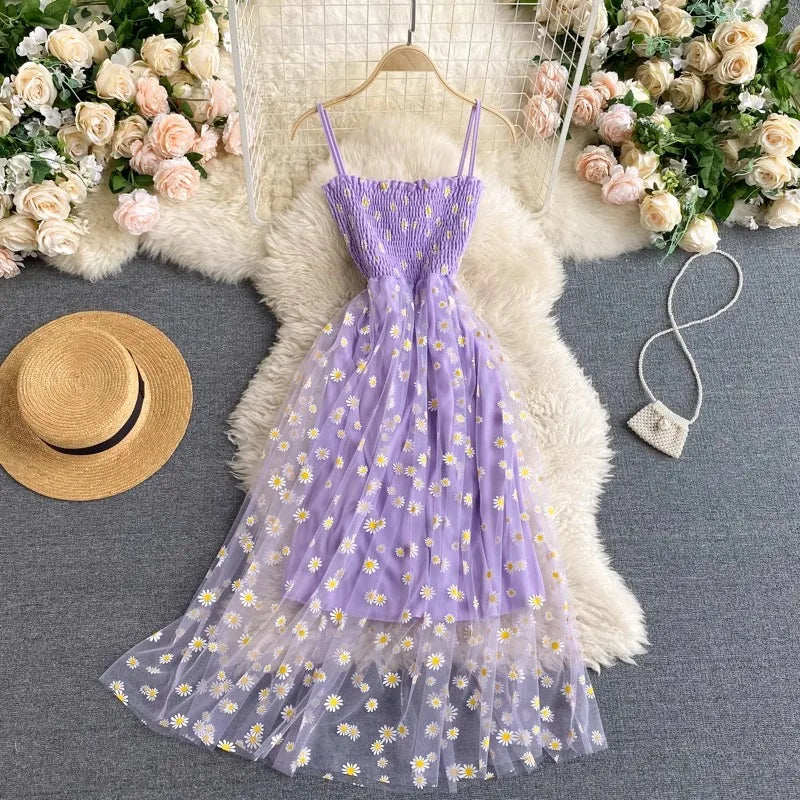Vestido de Malla Estilo Hada — Fiesta y Playa