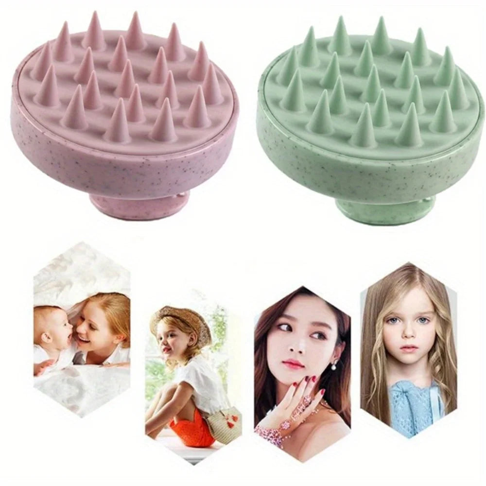 Cepillo de Silicona para Shampoo y Masaje Capilar