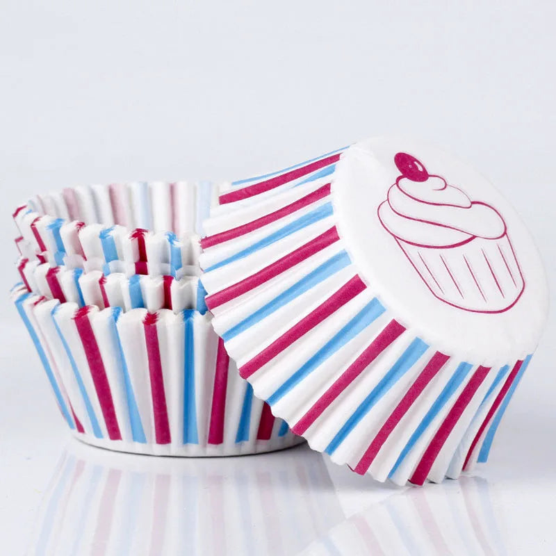 Set de 100 Moldes de Papel para Cupcakes y Muffins