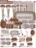 Set de 50 Piezas — Neceser y Brochas