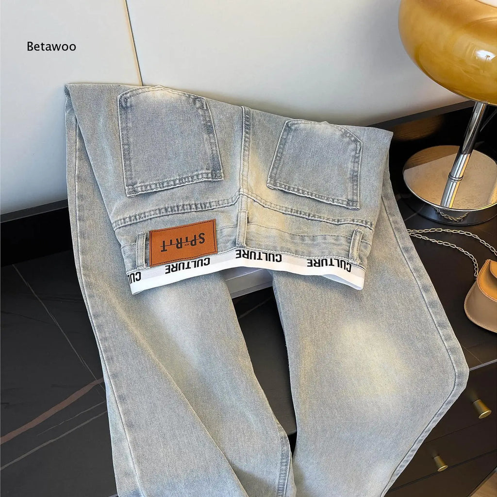 Jeans Boyfriend Rotos Tiro Alto — Efecto Desgastado
