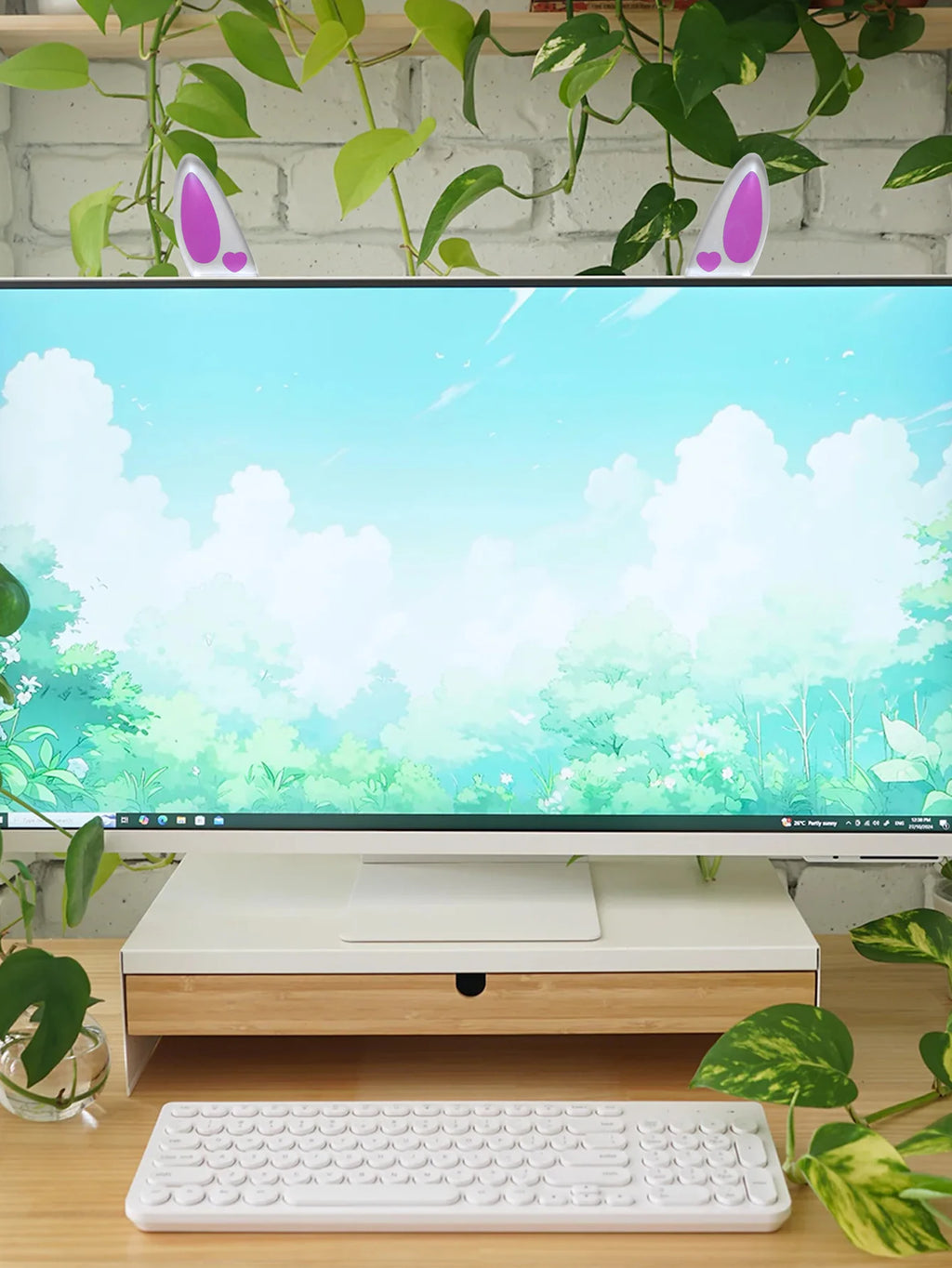 Orejas y Alas Decorativas para Monitor
