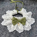 Collar de Perlas y Seda para Mascota