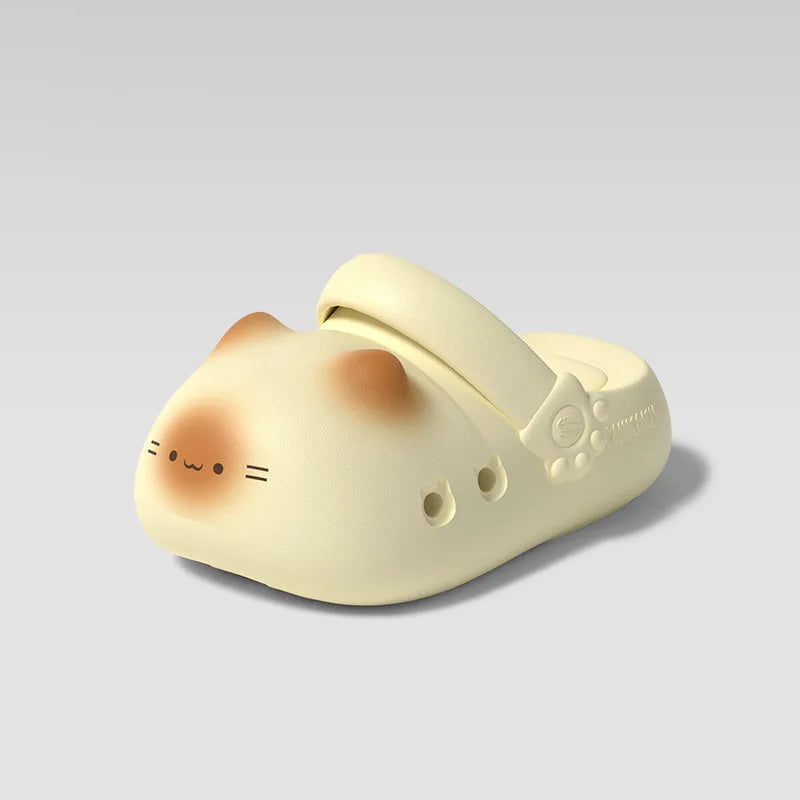 Pantuflas Diseño Gatito Kawaii