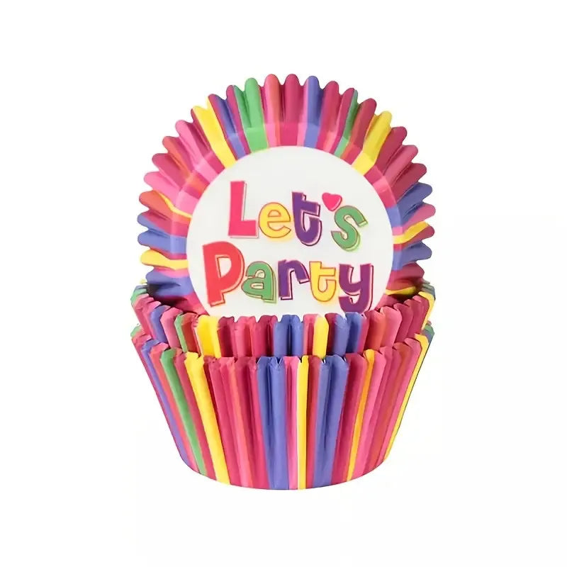 Set de 100 Moldes de Papel para Cupcakes y Muffins